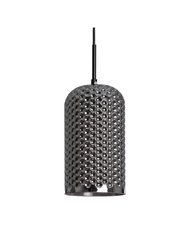 Abruzzo Lampa wisząca szklana szara E27 Slendore ABR-LWS-C-SLN Taniej