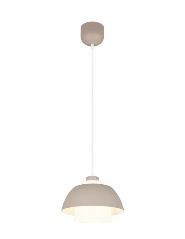 RL Oprawa wisząca w kolorze warm beige, podkreślająca miękką, neutralną kolorystykę. R36501943 Nowość