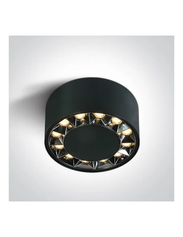One Light TUBOS 116 sufitowa 20W 3000K czarny 12120X/B/W Ograniczona ilość