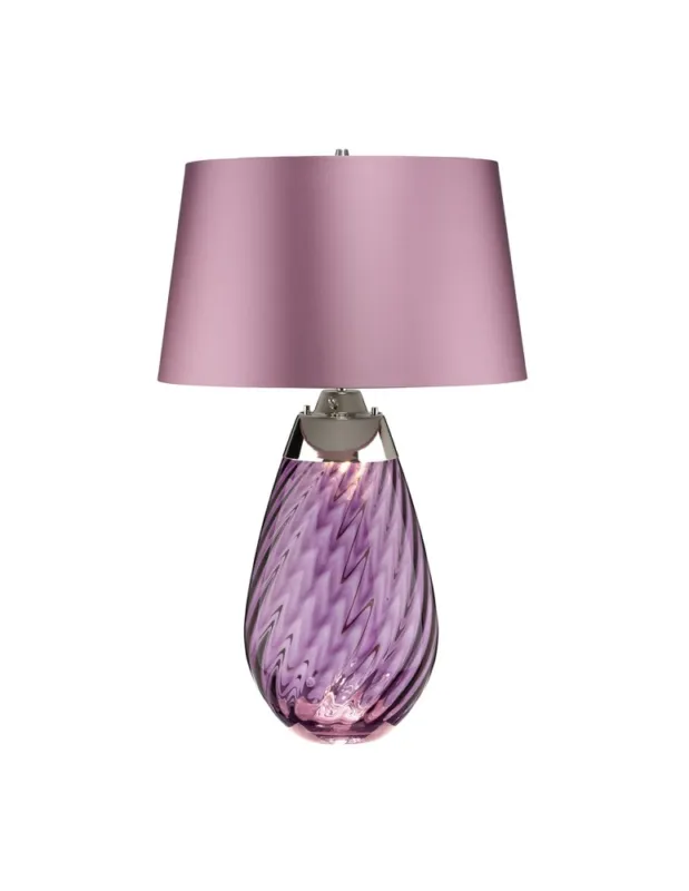 Elstead LENA Lampa Stołowa E27+GU10 1x60W+1x7W Fioletowy LENA-TL-L-PLUM kolory-swiatla.pl Wybór klientów