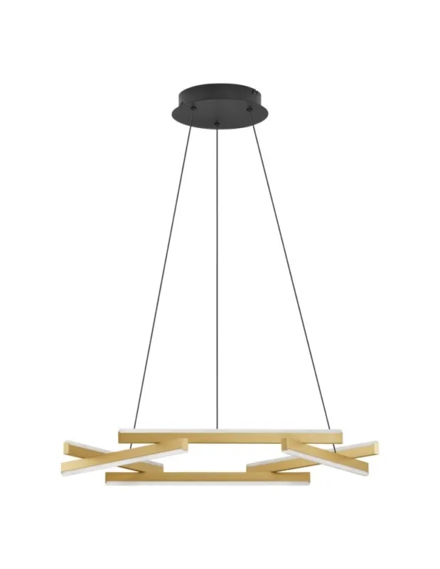 Dodaj do koszyka Luces Exclusivas BALTA Wisząca Nowoczesna złoty i odcienie złota 1xLED max 38W 3000K LE43529