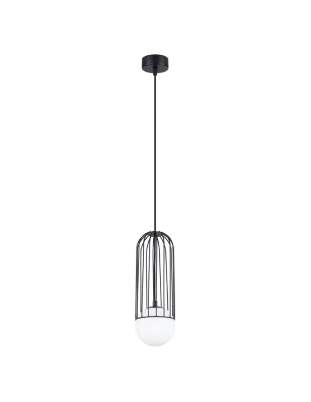 Popularny Sollux Lampa wisząca BRINA 1 czarna SL.1332