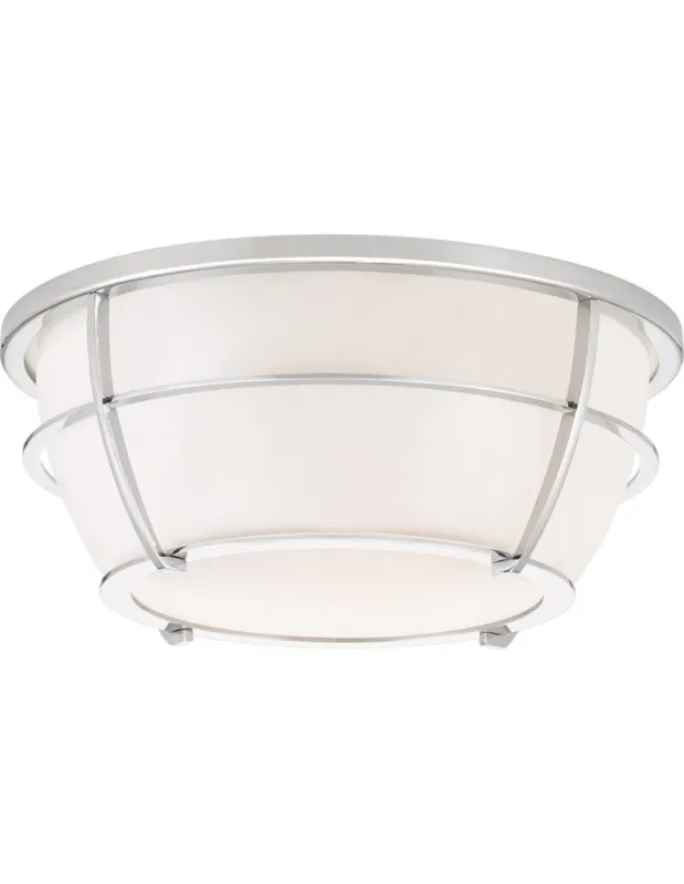 Elstead CHANCE Plafon E27 2x60W Chrom QZ-CHANCE-F-PC kolory-swiatla.pl Popularny