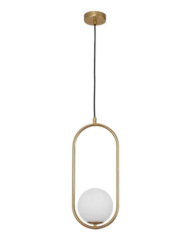 Luces Exclusivas RENGO Wisząca 1xG9 LED złoty mosiądz LE41771 Niska cena