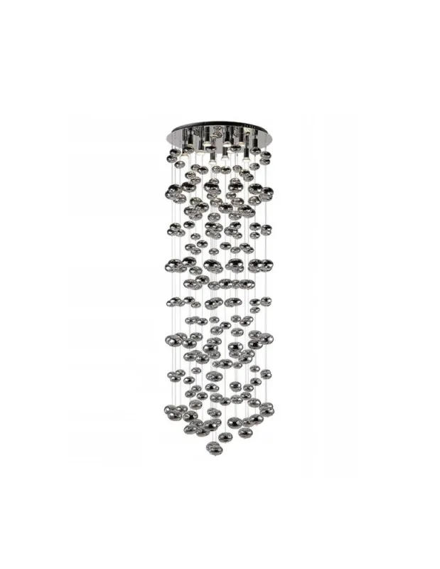 Ograniczona ilość Azzardo LUVIA XL CHROME 9xGU10 Sufitowa/Wisząca Chrom AZ2574 kolory-swiatla.pl
