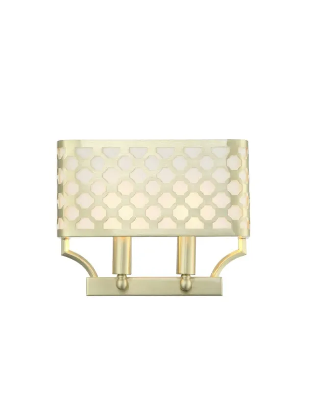Nowość Orlicki Design Verno Parette Old Gold 2xE14 max 12W LED 230V Złoty satynowy Biały kremowy OR84603