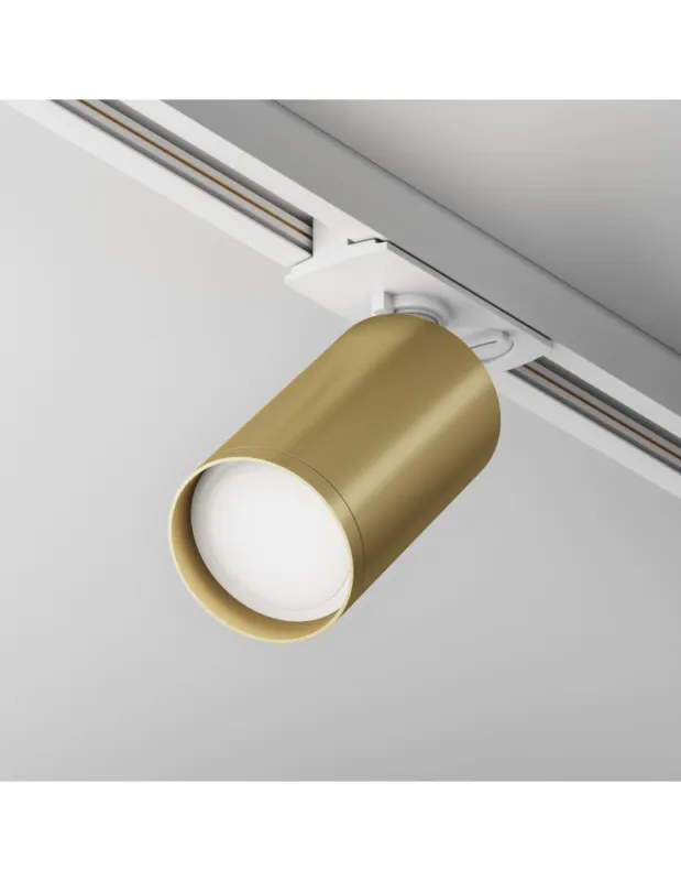 Maytoni Focus S Reflektor do Szyny Jednoobwodowej UNITY 1xGU10 10W Biały, Złoty Mat TR020-1-U-GU10-WMG Ekspresowa dostawa