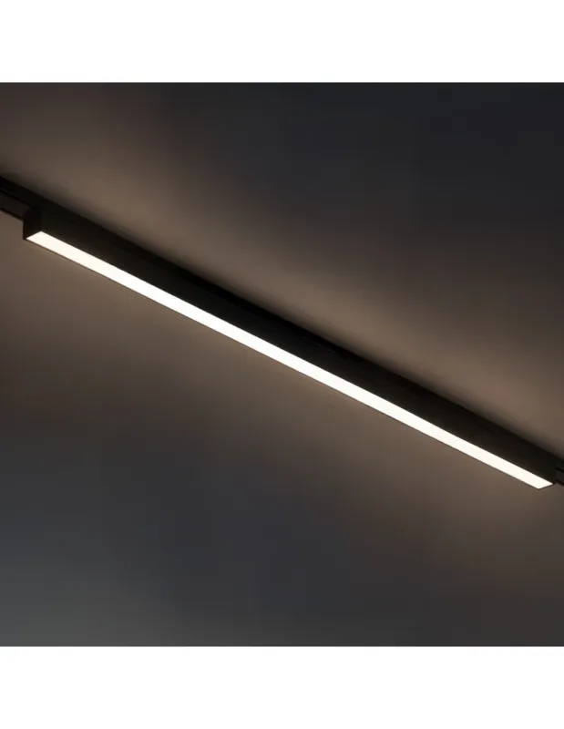 Dostępne od ręki Milagro Slim Magnetic Track Czarny 91cm 30W LED Tuya CCT ML2199