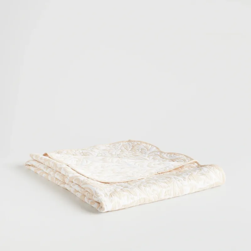 Narzuta Z Bawełną Sulani 200x220 cm z motywem arabeski - Promocja
