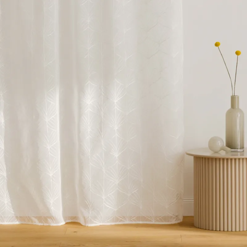 Popularny Firana Cesme 140x250 cm z motywem geometrycznym -
