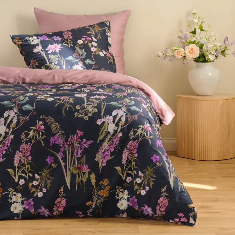 Promocja Komplet pościeli z bawełny satynowej Henwick 200x220 cm z 2 poszewkami 70x80 -