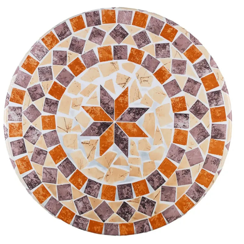 Oferta czasowa Cerata ogrodowa z gumką na okrągły stół, mozaika, Ø 70-86 cm -