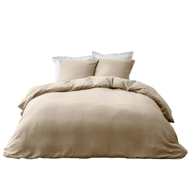 Oferta czasowa Komplet pościeli bawełnianiej, 240 x 220 cm, beż -