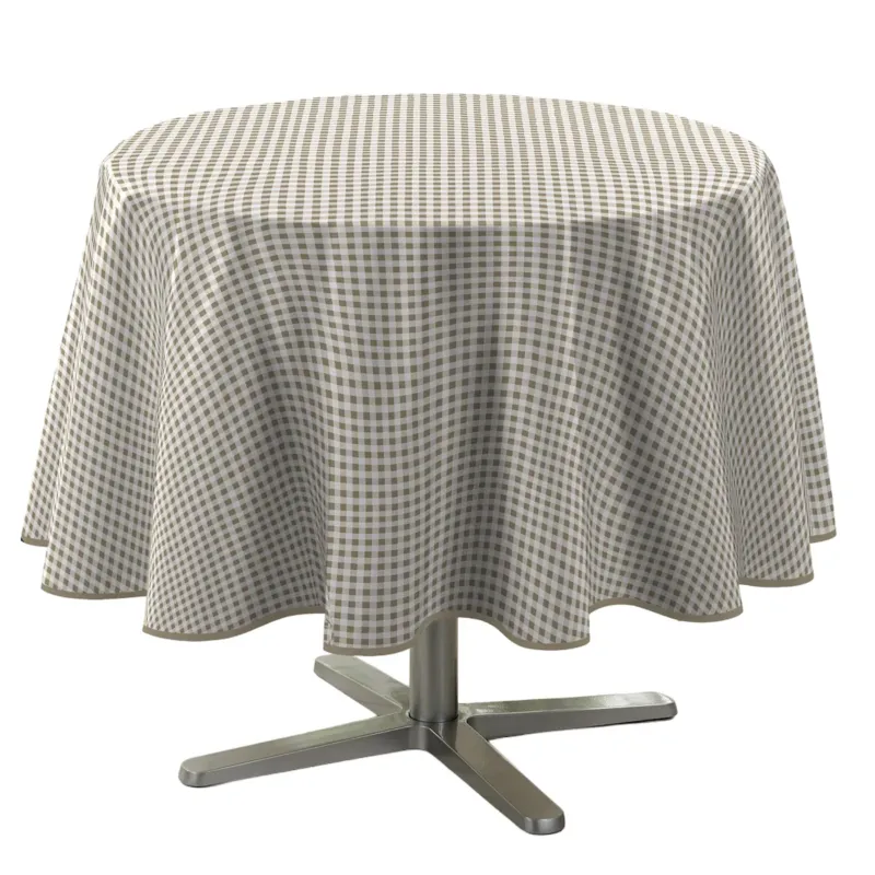 Wyjątkowa oferta Obrus okrągły MINI VICHY, Ø 160 cm, kratka -