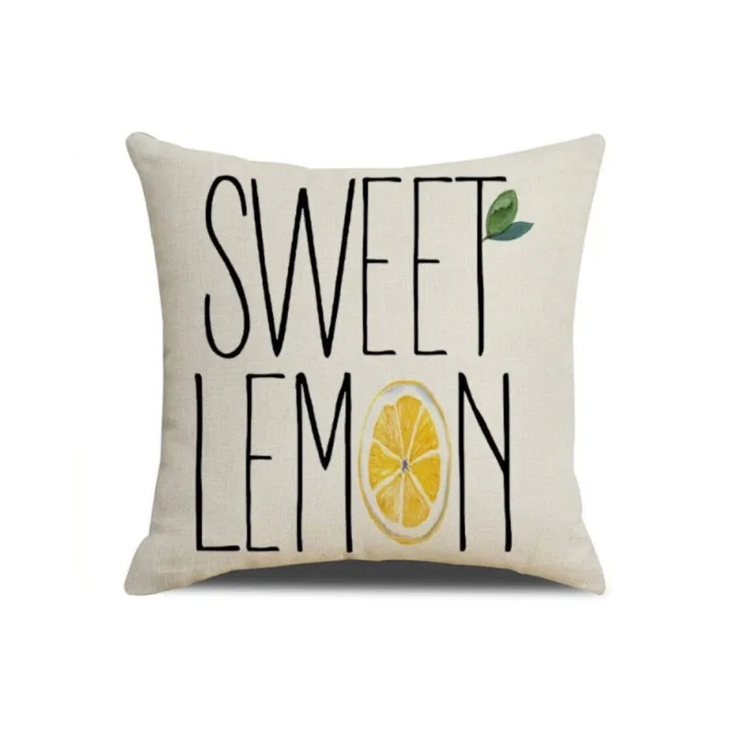 Poszewka na poduszkę 45 x 45 cm SWEET LEMON POD163 - Zamów dziś