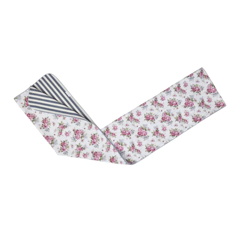 Wybór klientów Dwustronny bieżnik Rose Garden & Stripes – 50 × 150 cm -