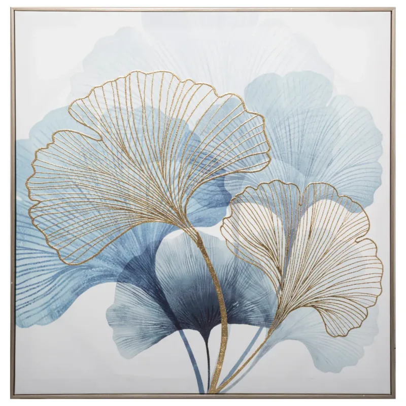 Okazja Ozdobny print w ramie GINKGO 62 x 62 cm -