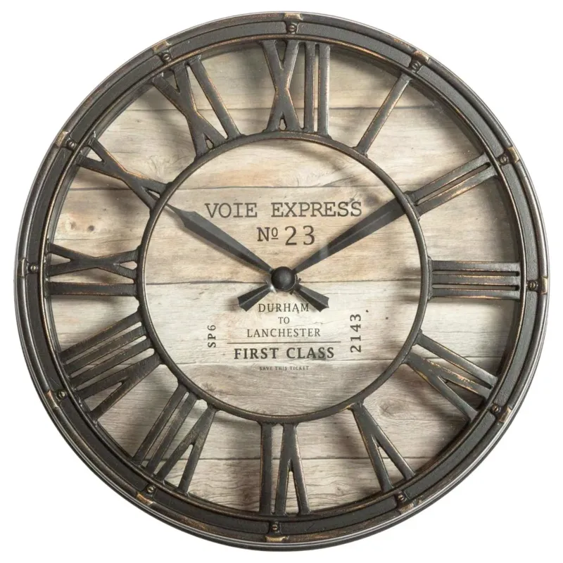 Oferta limitowana Zegar ścienny VOIE EXPRESS, Ø 21cm -