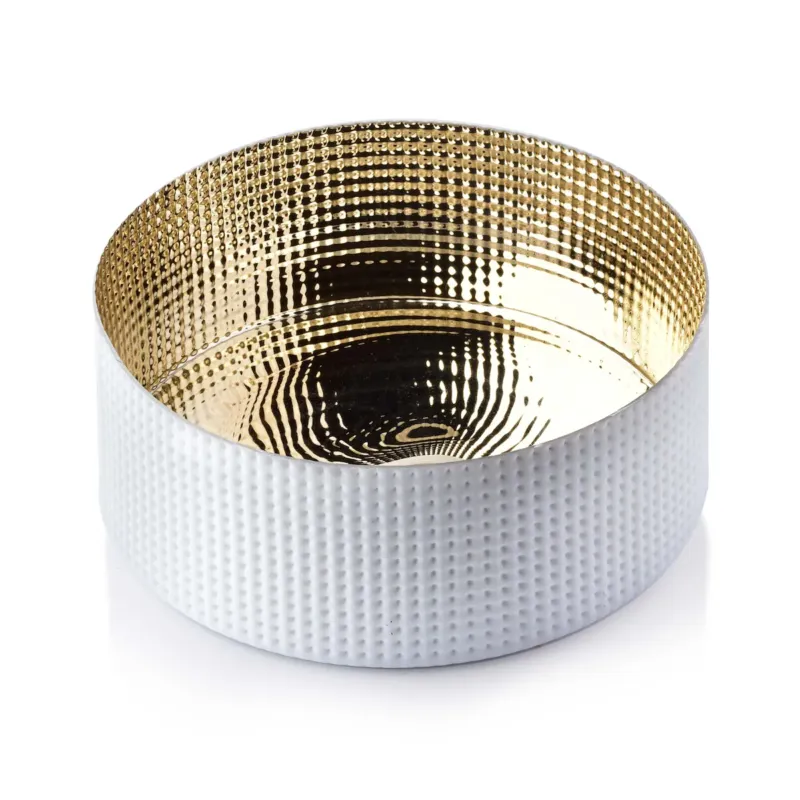 SERENITE WHITE Misa dekoracyjna śr.22,5xH 10cm - Nowy