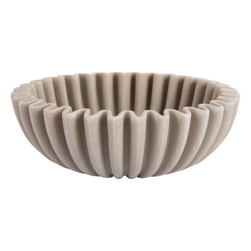 Misa dekoracyjna Ø 20x6,5 cm ONDULINA-2 szara - Zniżka