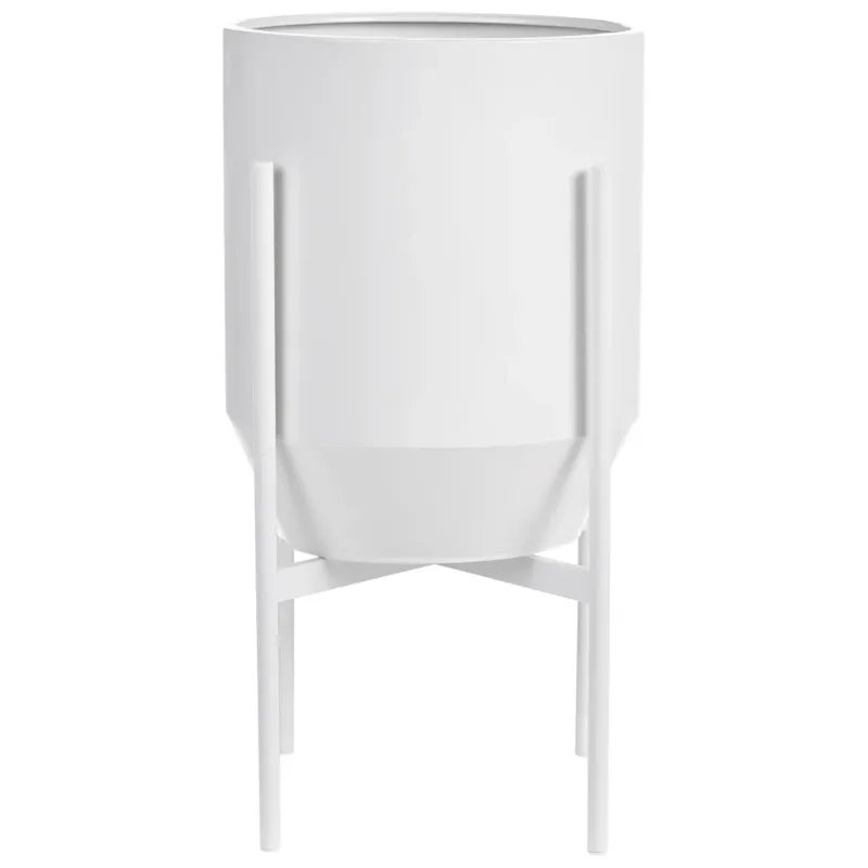 Kup teraz Donica na nóżkach HYBRIDUM Metal 33 cm Biały -