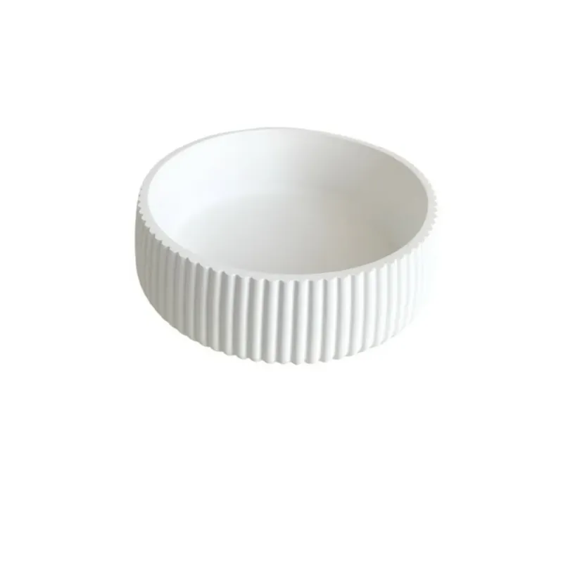 Podstawka/ misa dekoracyjna z gipsu ekologicznego średnica 180mm, wysokość 54mm - Szybka wysyłka