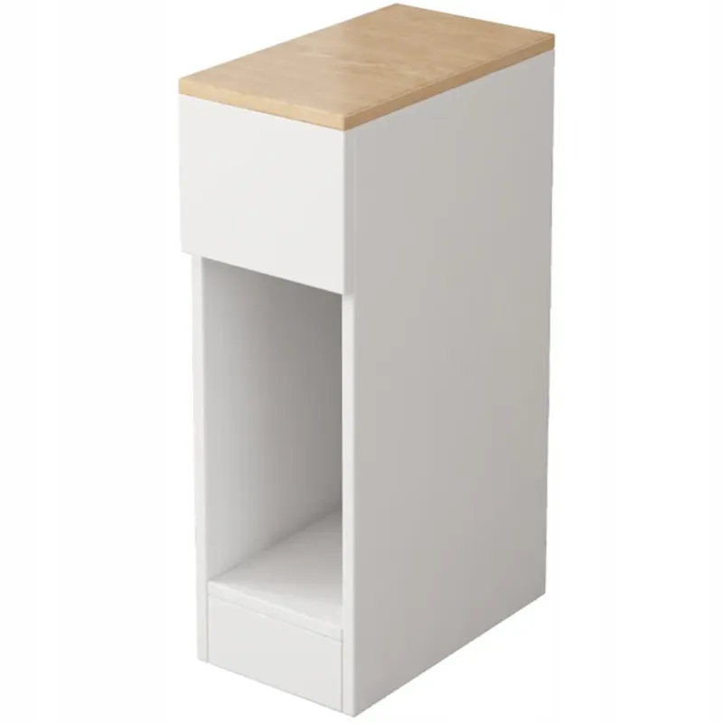Szafka nocna wąska z szufladą stolik z półką nowoczesny loft sypialni 60 cm - Tylko dziś
