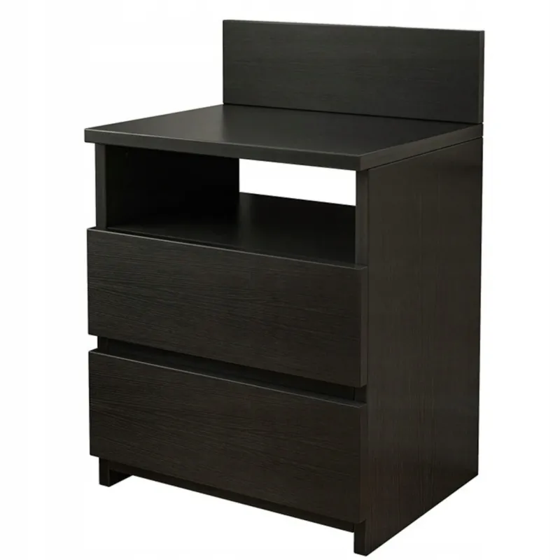 Nowość Szafka nocna stolik sypialnia komoda 2 szuflady loft nowoczesna 40cm -