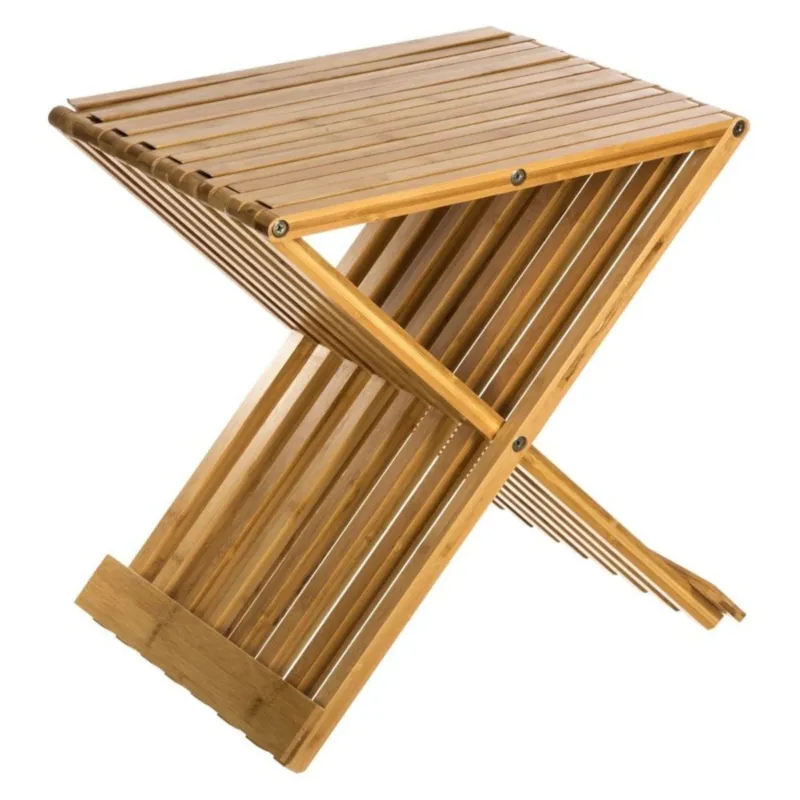 Bambusowy taboret BAMBOU, składany - Zamów dziś