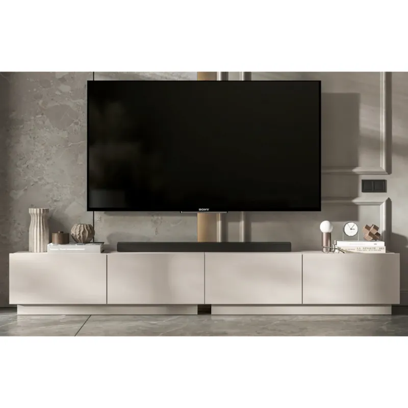 Szafka RTV Loft Stojąca / Wisząca Komoda RTV Kaszmir Mat 240 cm - Ekspresowa dostawa