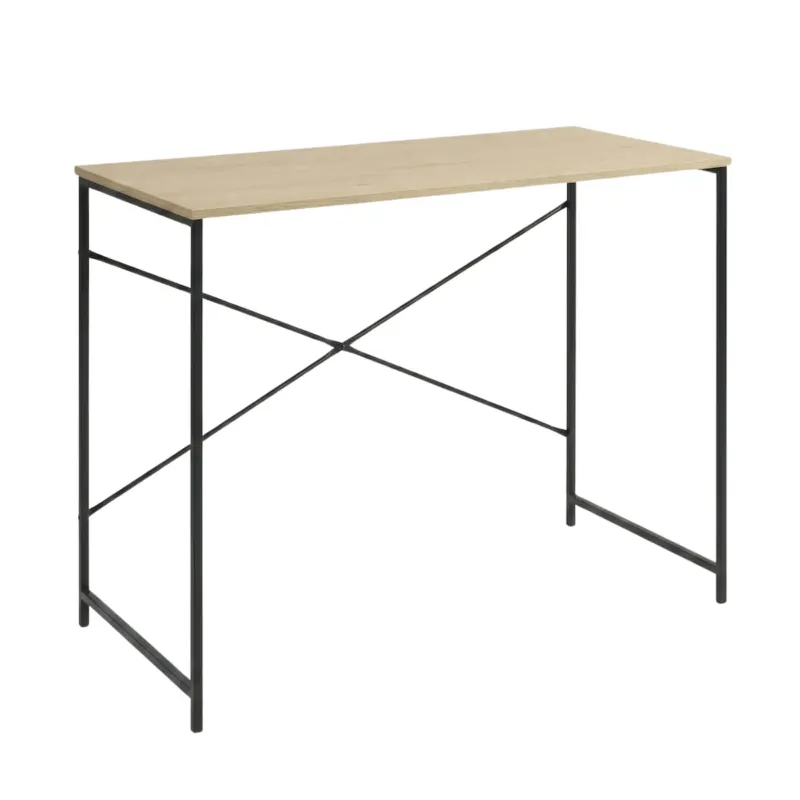 Ostatnia szansa Biurko metalowe z blatem MDF ARBEID, 100 x 60 cm -