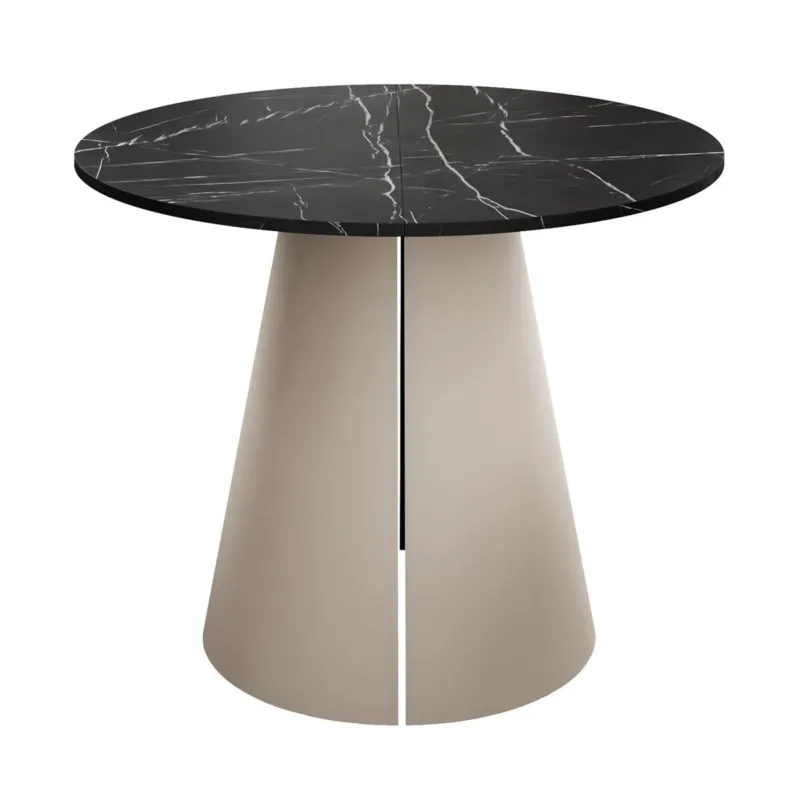 Do wyczerpania zapasów Okrągły stół rozkładany LAVA, średnica 120cm, kaszmir / Black Pietra Grigia -