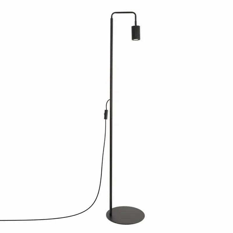 Bezpieczne zakupy Lampa podłogowa KARBON 1 czarna -