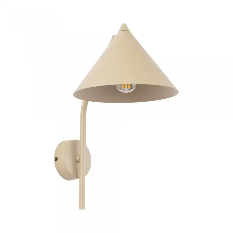 Dostępne od ręki Kinkiet ścienny TK Lighting CONO SABIA 11474 beżowy E27 loft nowoczesny do salonu sypialni -