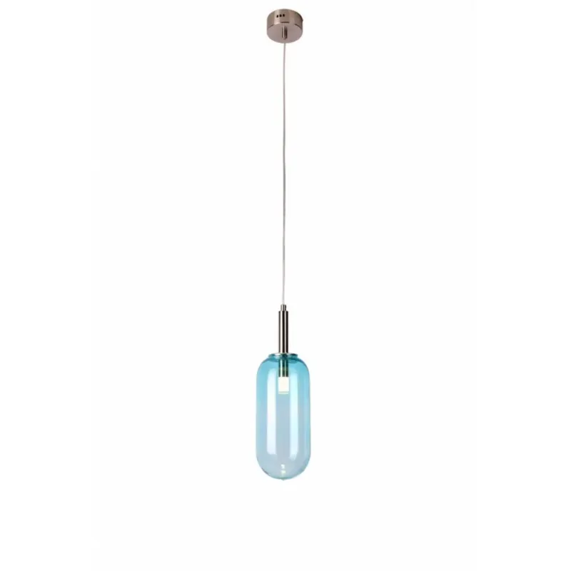 Do wyczerpania zapasów Lampa Wisząca Fiuggi 1 Niebieska LED Ledea -