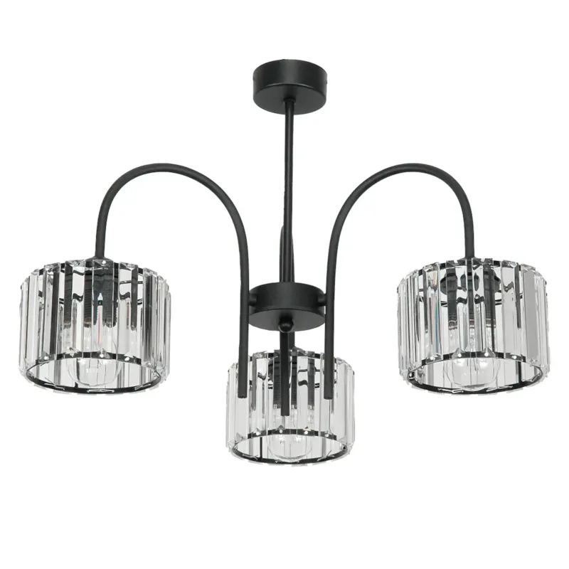 lampa sufitowa wisząca 3 punktowa edylit glamour - Zamów dziś