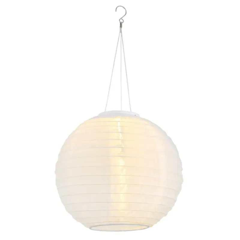 Lampa solarna LED wisząca Globo SOLAR 0,5W biała IP44 2700K 55 cm do ogrodu - Kup teraz