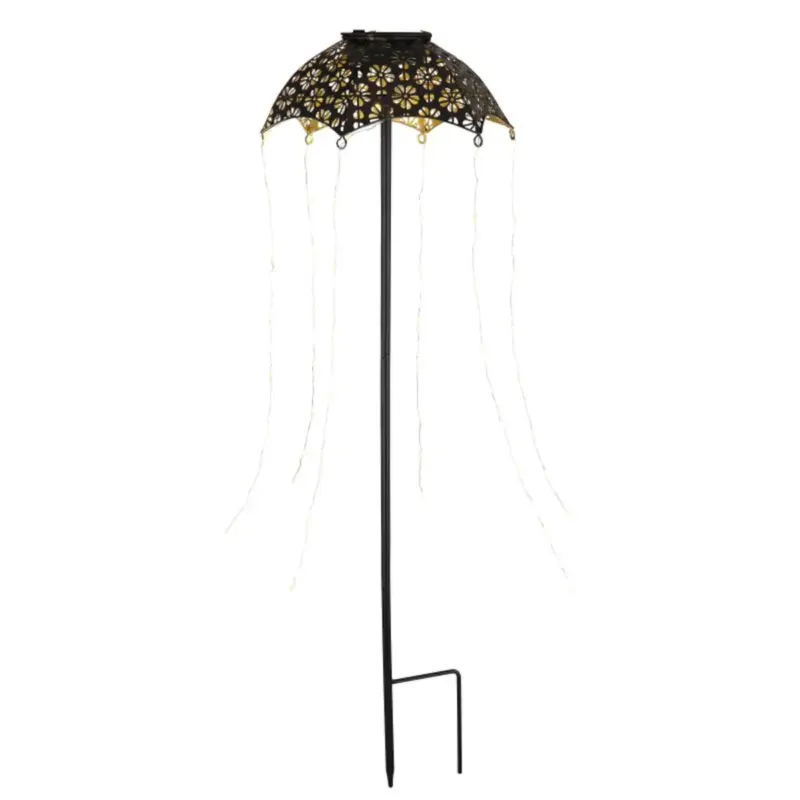 Lampa solarna dogruntowa LED Globo Parasol 60 LED 3000K czarna IP44 65 cm do ogrodu patio balkonu - Kup online