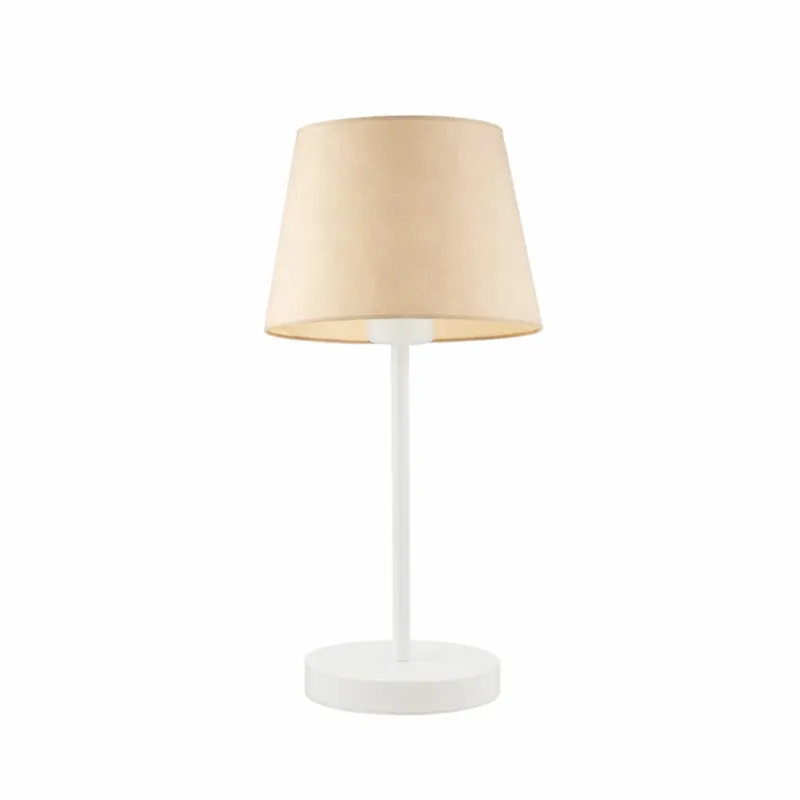 Bezpieczne zakupy Lampka nocna na biurko lampa biurkowa LED z abażurem stożek BLUES -