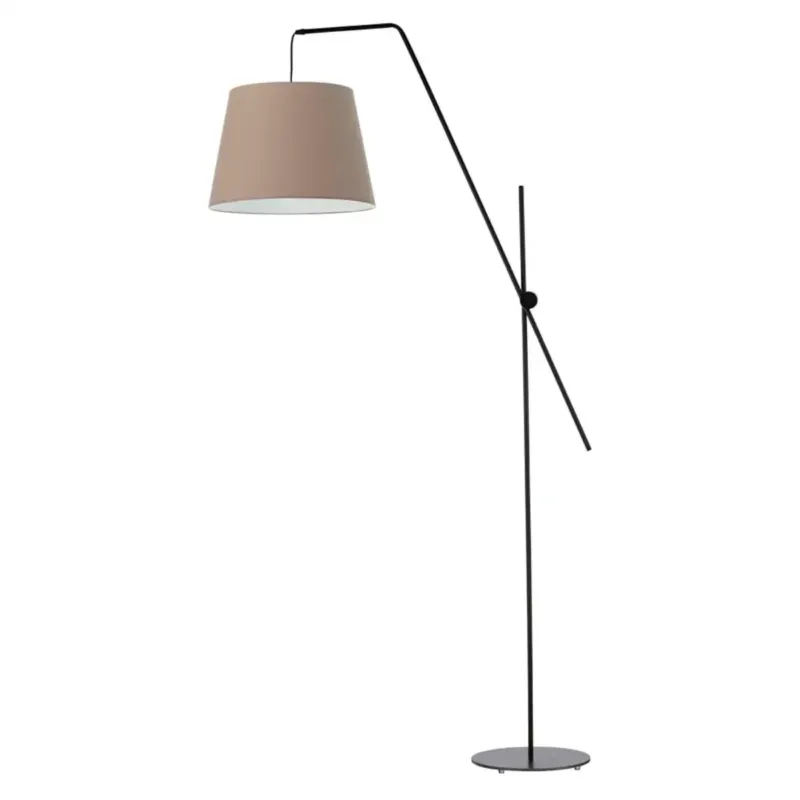 Lampa stojąca podłogowa przegubowa regulowana z abażurem stożek MODERN - Szybka dostawa
