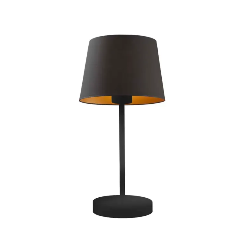 Lampka nocna na biurko lampa biurkowa LED z abażurem stożek BLUES - Szybka wysyłka
