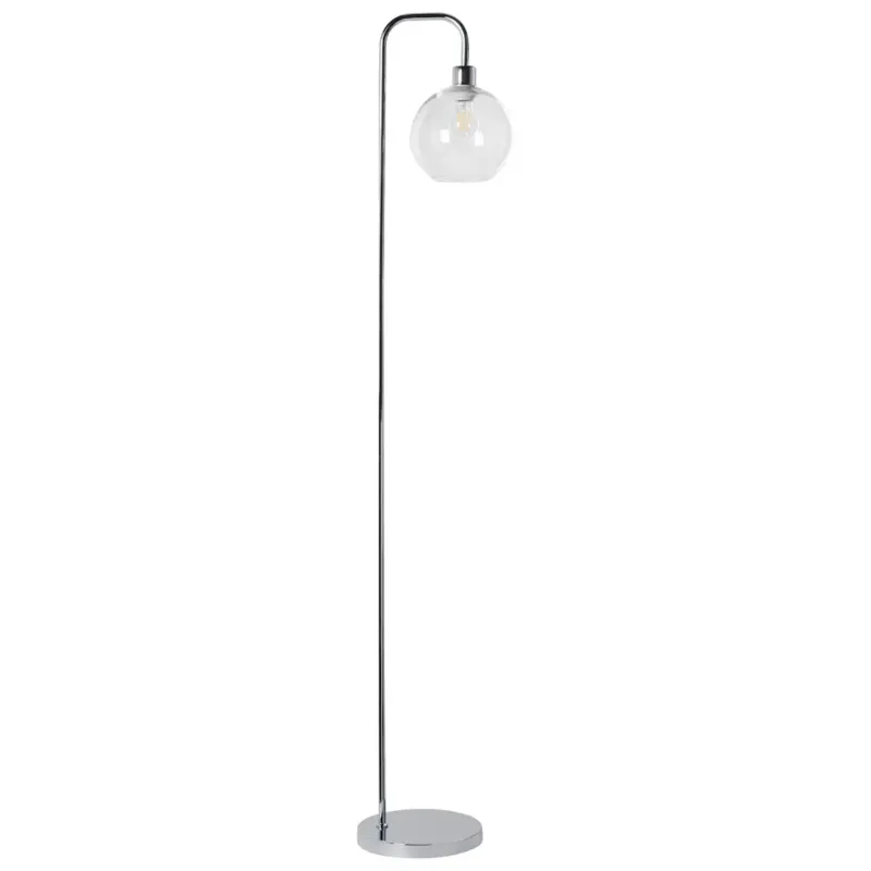 Lampa podłogowa OKAVANGO Metal Srebrny - Tylko dziś