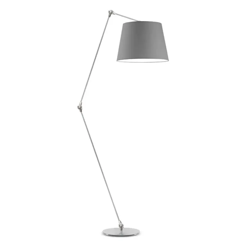 Do wyczerpania zapasów Lampa stojąca podłogowa przegubowa regulowana z abażurem stożek SOUL -