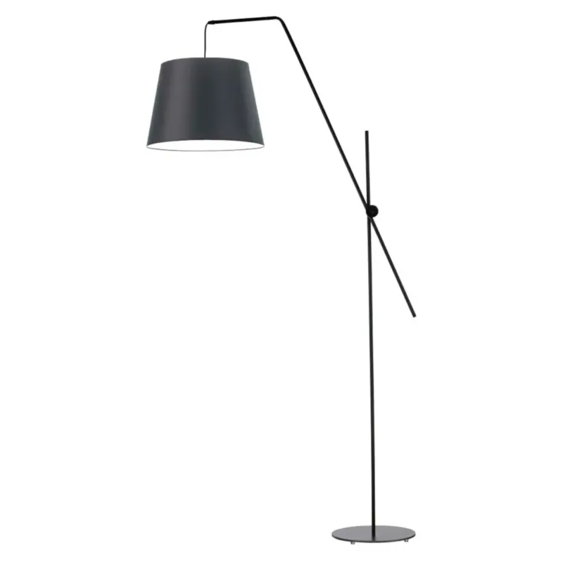 Lampa stojąca podłogowa przegubowa regulowana z abażurem stożek MODERN - Szybka wysyłka