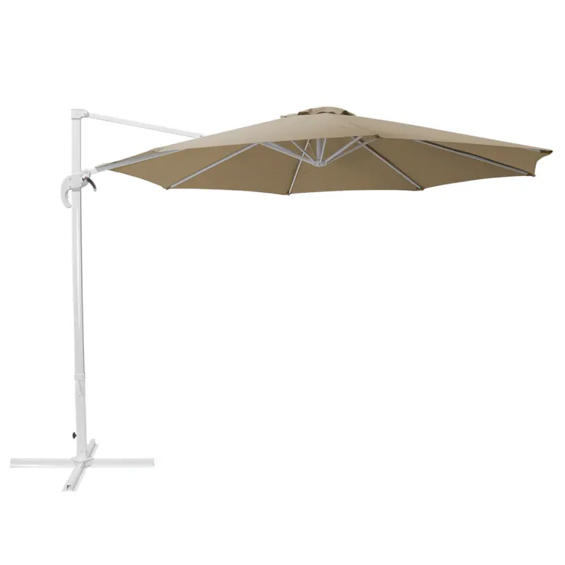 Parasol ogrodowy na wysięgniku 300 cm SAVONA - 300x300 cm Łatwy zwrot