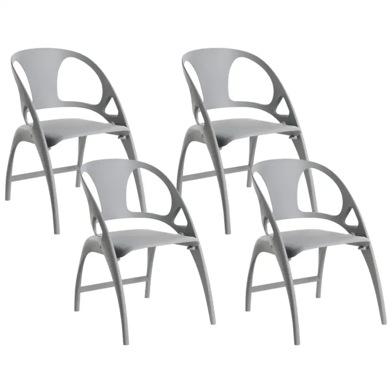 Zestaw 4 krzeseł ogrodowych NEMI Składane - Uniwersalny Oferta