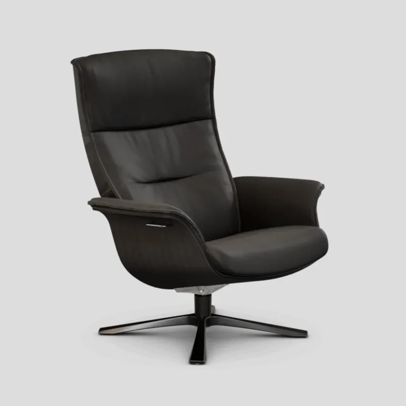 Kup online Fotel Prime Quattro obrotowy z pamięcią Fantasy Black Black Oak Conform