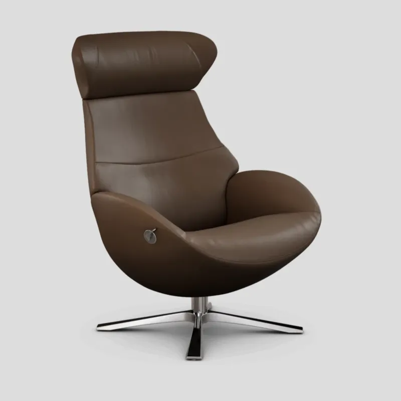 Fotel Globe obrotowy z pamięcią Bolzano Espresso Conform Wyjątkowa oferta