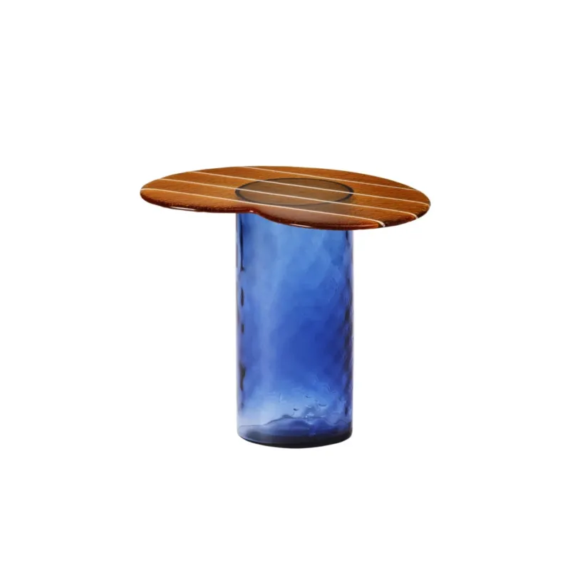 Tani Stolik kawowy Striche High Arancione/Blu Miniforms