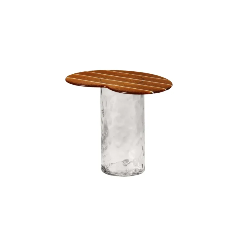 Wyjątkowa oferta Stolik kawowy Striche High Arancione/Cristallo Miniforms
